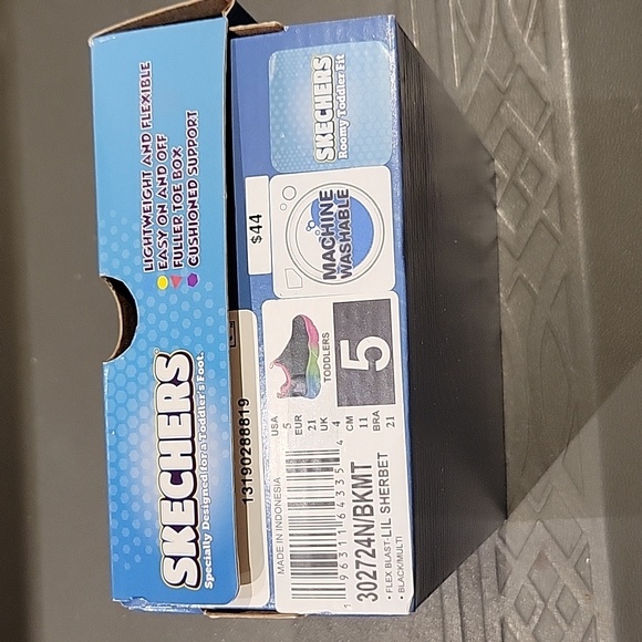 NWT in Box: Toddler Skechers Flex Blast Lil Sherbert Sneakers - Picture 12 of 12